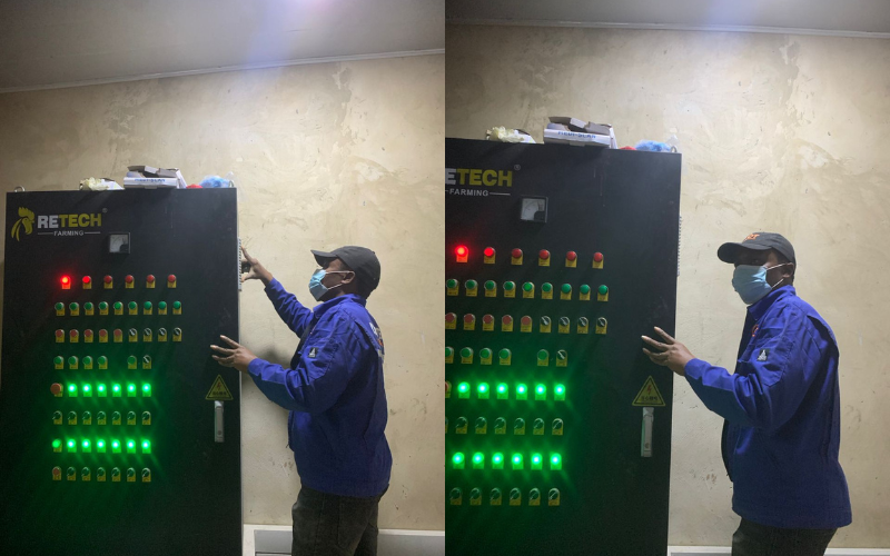 Retech Smart Farming Control Panel Setup